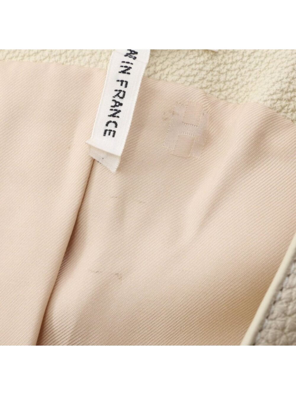 Hermes Vest Clou de Selle Series Button Gilet Ivory Leather - Picture 6 of 7